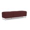Lesro Siena Lounge Reception 3 Seat Bench, Brushed Steel, RF Nebbiolo Upholstery SN3001 - alternate 3